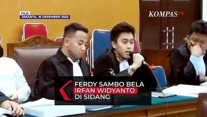 Ferdy Sambo Bela Irfan Widyanto di Sidang: Mereka Tidak Ada yang Salah, Saya Bertanggung Jawab!