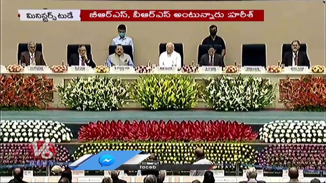 TRS Today _ KTR About Modi Govt Reducing Taxes _ Harish Rao Counter To JP Nadda _ V6 News