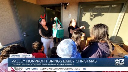 A Valley nonprofit brings an early Christmas to families in Guadalupe