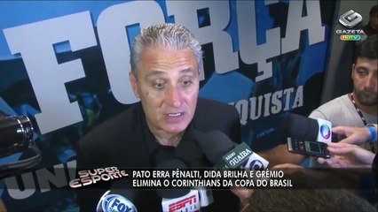 Tite fala sobre eliminação do Corinthians