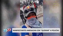 Ayacucho: Captan a sujetos fabricando bombas artesanales para atacar a la PNP