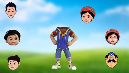 Matching cartoon head puzzle #catoon