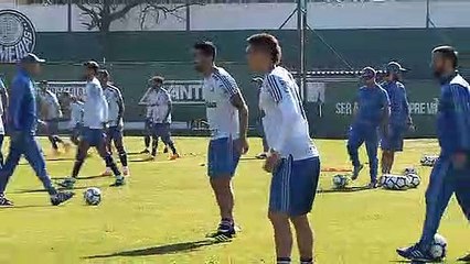 Imagens do treino do Palmeiras desta terça-feira