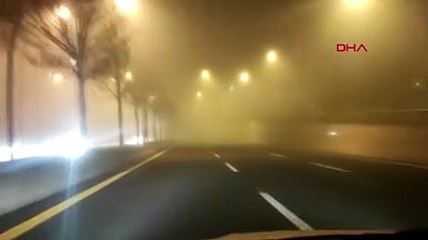 Ankara'da yoğun sis etkili oldu