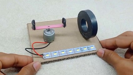How To Make Free Energy At Home Free electricity at DC Motor