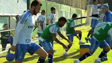 Imagens do treino do Palmeiras desta segunda-feira
