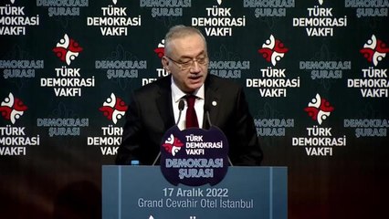 Türk Demokrasi Vakfı'nın Düzenlediği Demokrasi Şurası… Tatlıoğlu: "O Günün Mağdurlarını Bugün O Zulmü Alkışlayanlar Olarak Görmek Üzücü"