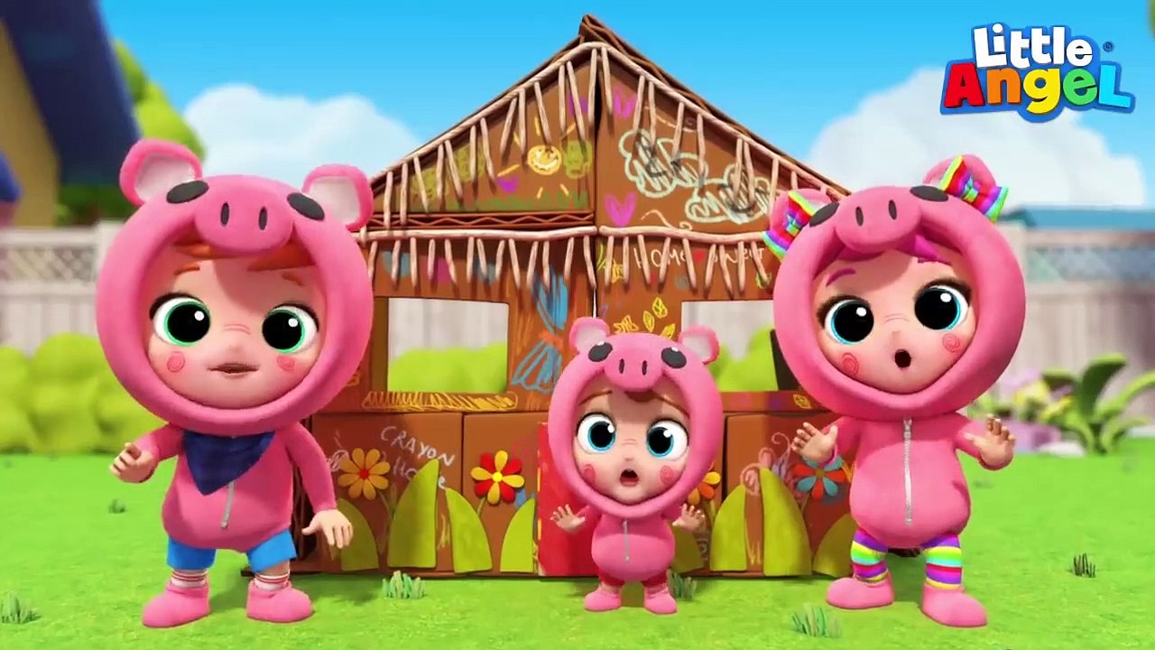 Los Tres Cerditos  - Cuentos Infantiles de Bebé Juan - Little Angel Español