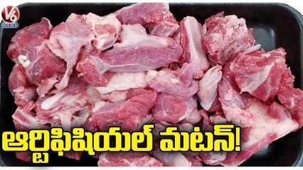 Artificial Mutton Research By Scientists  _ National Research Centre On Meat _ Hyderabad _ V6 News