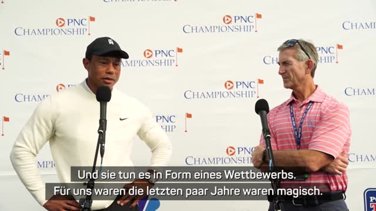 Woods 'freut sich' auf Turnier mit Sohn