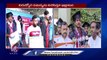 Unemployment Students Variety Protest In Metro Train Against CM KCR _ Hyderabad _ V6 News