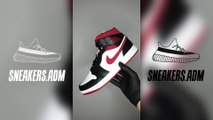 Nike Air Jordan 1 Mid Gym Red Black White - 554724-122 - @SneakersADM