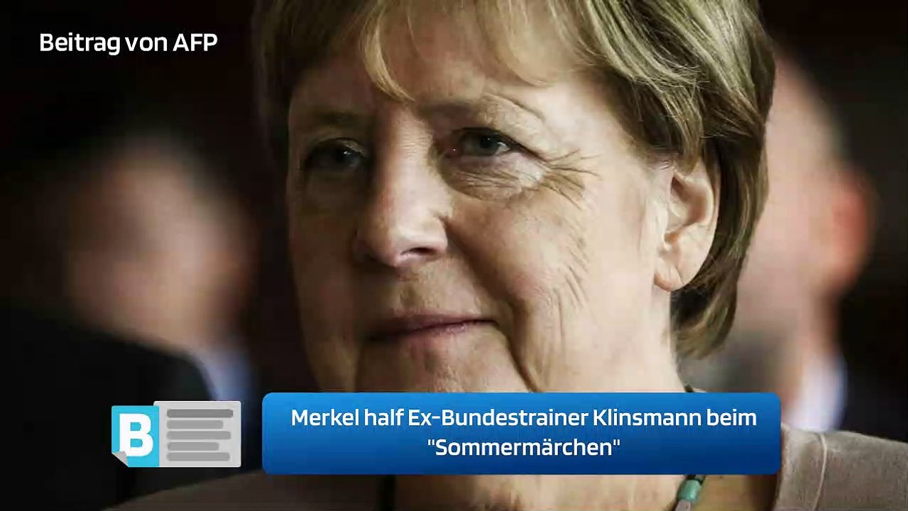 Merkel half Ex-Bundestrainer Klinsmann beim