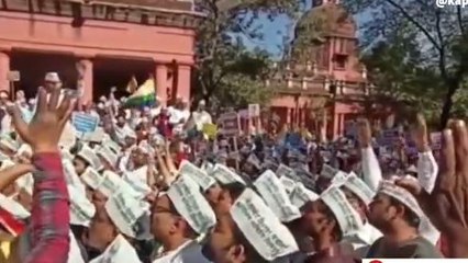 शिवपुरी : जैन समाज का हल्ला बोल,शिखरजी मामले को लेकर मचा बबाल,सड़कों पर उतरा जन सैलाब