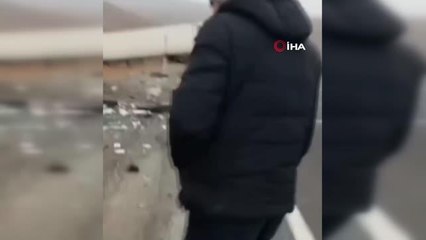 Van'da feci kaza: 2 tır kafa kafaya çarpıştı