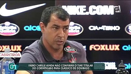 Carille ainda não confirma time titular para o clássico de domingo