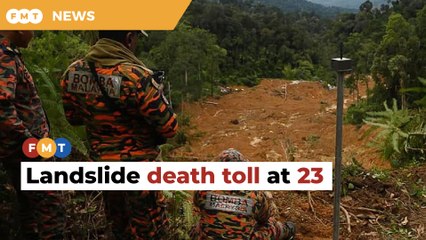 2 more bodies found, landslide death toll climbs to 23