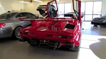1988 Lamborghini Countach 5000 Quattrovalvole Start Up, Exhaust, and In Depth Tours