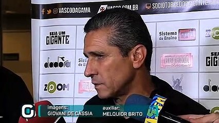 Veja o que disse o técnico vascaíno Jorginho após derrota para o Palmeiras