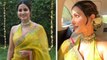 Hina Khan Traditional Green Saree Look में लगी खूबसूरत Full Video Viral । Boldsky *Entertainment