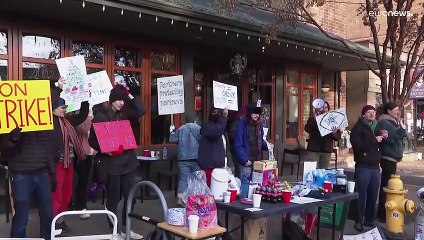 Greve de três dias na Starbucks