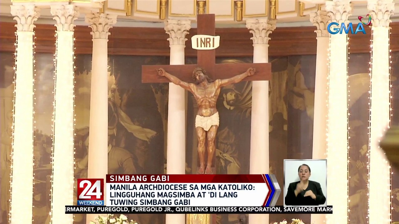 Manila Archdiocese sa mga Katoliko: Lingguhang magsimba at 'di lang tuwing Simbang Gabi | 24 Oras Weekend