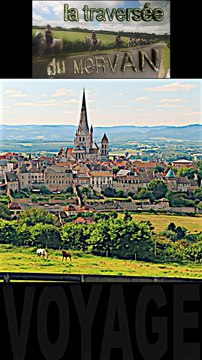 13 - arrivée à AUTUN, plan d'eau du VALLON - traversée du MORVAN en BOURGOGNE