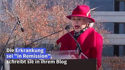 Jane Fondas Krebserkrankung ist "in Remission"