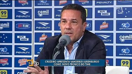 Cruzeiro apresenta Vanderlei Luxemburgo