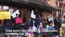 Sztrájkolnak a Starbucks dolgozói az Egyesült Államokban