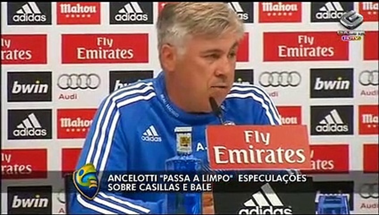 Ancelotti fala sobre Casillas e Bale. Puyol volta a ser relacionado no Barça