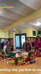 Even in Germany female priest is conducting Vedic marriage of a couple, just watch and be proud of Indian ancient culture