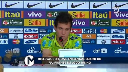 Reservas do Brasil fazem jogo treino contra sub-20 do Fluminense