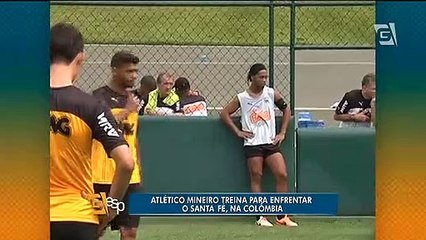 Atlético-MG se prepara para enfrentar o Santa Fé