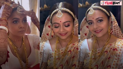 Devoleena Bhattacharjee ने बंगाली साड़ी के साथ पहनी हैवी Jewellery , शाही Look देख क्या बोले Fans ?