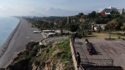Antalya'da Aralık ayında deniz keyfi