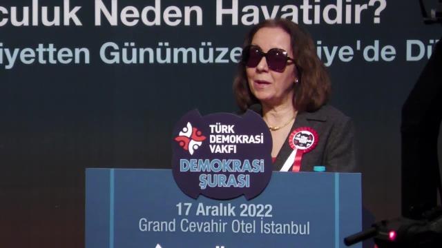 Türk Demokrasi Vakfı'nın Düzenlediği Demokrasi Şurası... Serap Yazıcı: Gezi Parkı Protestolarından İtibaren Türkiye, Hukuk Devletinden Hızla...