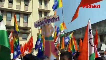 झेंडा जाळला पाकचा  हात भाजला खासदारांचा