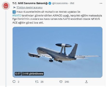 MSB: Ege'de eğitim görevi, Yunan uçaklarıyla engellenmeye çalışılsa da başarıyla tamamlandı