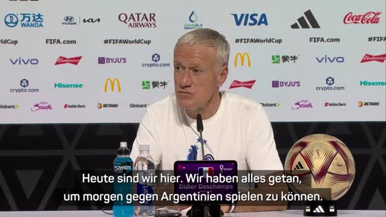Deschamps: 'Schlüsselwort heißt Anpassung'