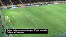 Palmeiras edita vídeo para provar que Melo não provocou rivais