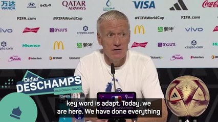 Deschamps has 'no worries or stress' ahead of World Cup final