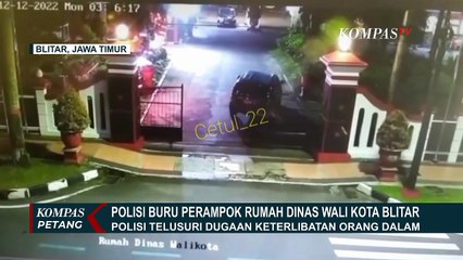 Buru Perampok Rumah Dinas Wali Kota Blitar, Polisi Telusuri Dugaan Keterlibatan Orang Dalam!