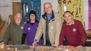 Men's Shed launches to combat loneliness in Bexhill, East Sussex, 18 December 2022
