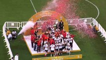 Tricolor comemora o título da Supercopa do Brasil sub-20 em cima do Verdão