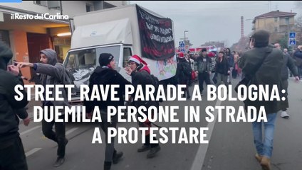 Street rave parade a Bologna: 2000 persone in strada a protestare