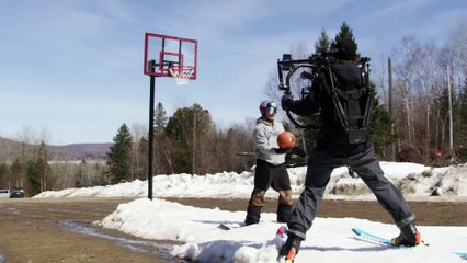 Snowboard Trick Shot Run (in one take)