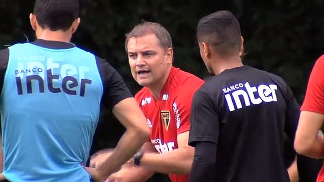 Imagens do treino do São Paulo desta quinta-feira