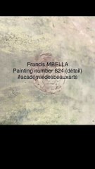 Francis MBELLA painting number 624 (détail)