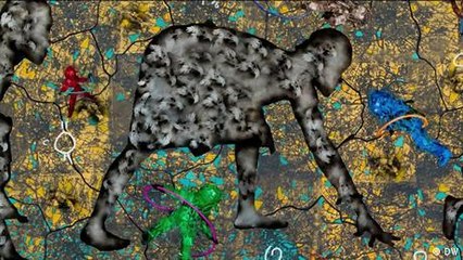 African art reaches new heights in space